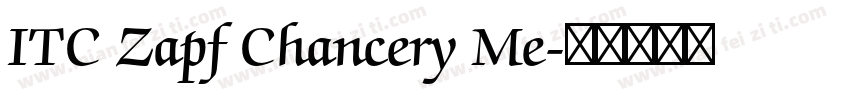 ITC Zapf Chancery Me字体转换